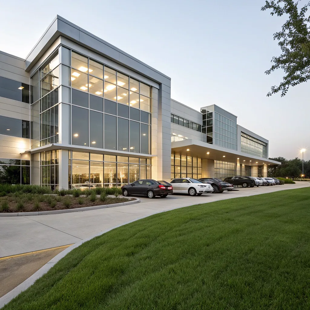 Corporate building exterior